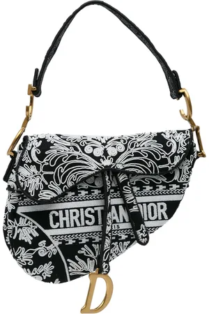 Dior 2022 Cornely Schultertasche aus Canvas mit Stickerei