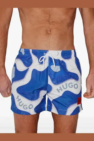 HUGO BOSS Badeshorts mit Logo-Print
