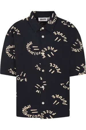 Molo Hemd mit Slogan-Print