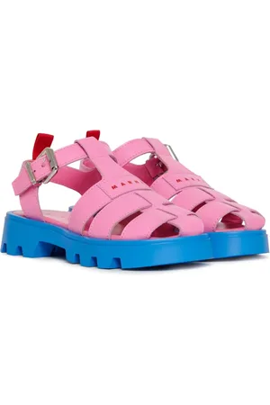Marni Sandalen mit Logo-Print