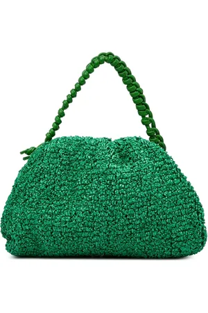 Bottega Veneta 2012-2024 Boucle Raffia The Mini Pouch Handtasche