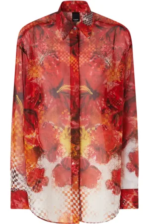 Pinko Hemd mit Blumen-Print