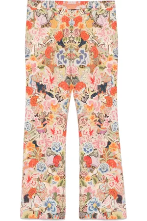 Alexander McQueen 2000s Hose mit Blumen-Print