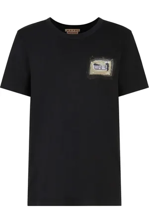 Marni T-Shirt mit Logo-Print