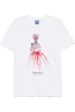 KIDSUPER STUDIOS T-Shirt mit Aquarell-Print