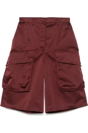 Nº21 Cargo-Shorts aus Satin