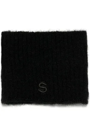SACAI Schal mit Logo-Stickerei