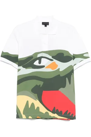 Lacoste Poloshirt mit Krokodil-Print