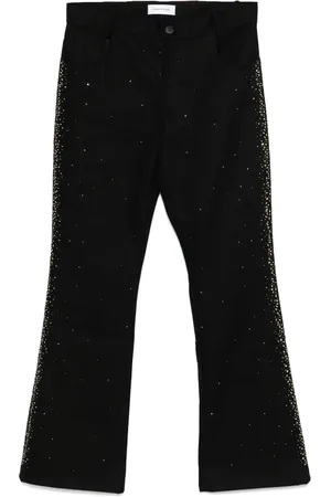 Ernest W. Baker Gerade Jeans mit Nieten