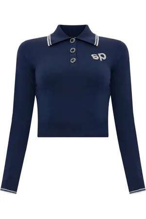 Self-Portrait Poloshirt aus Wolle