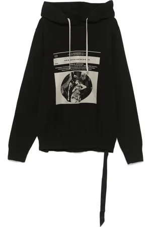 Rick Owens Hoodie mit grafischem Print