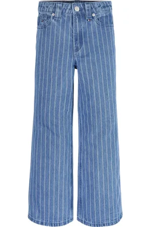 Tommy Hilfiger Gestreifte Jeans mit weitem Bein