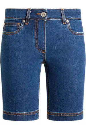 Etro Bestickte Jeans-Shorts