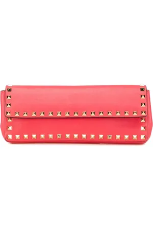 VALENTINO GARAVANI 2000-2017 Nappa Rockstud Bangle Clutch