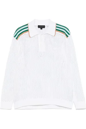 Lacoste Poloshirt mit Lochstrickmuster