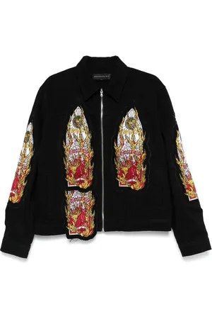 Who Decides War Flame Glass Jacke