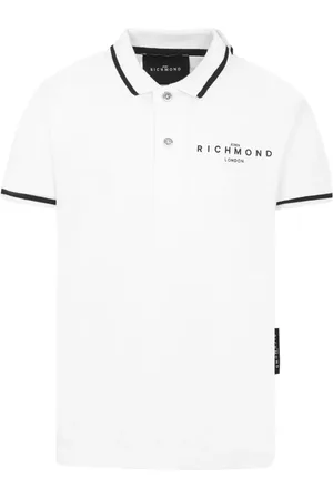John Richmond Poloshirt mit Logo-Print