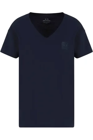 Armani Exchange T-Shirt mit Logo-Applikation