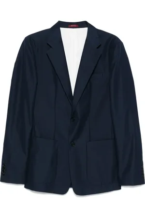 Gucci Twill-Blazer mit Logo-Prägung