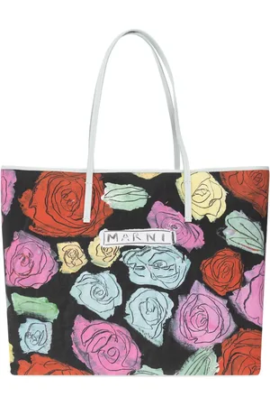 Marni Shopper mit Blumen-Print
