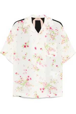 Nº21 Hemd mit Blumen-Print