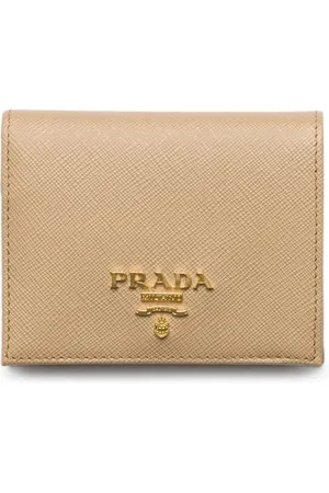 Prada Kleines Portemonnaie aus Saffiano-Leder