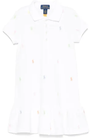 Ralph Lauren Kleid mit Polo Pony-Stickerei