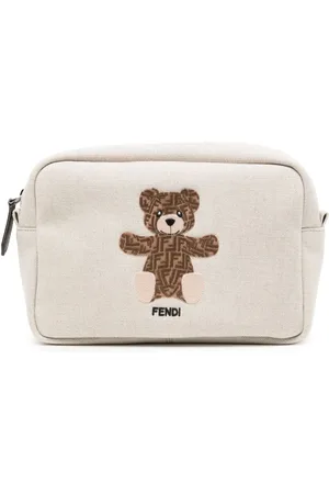 Fendi Kulturbeutel mit FF-Teddy