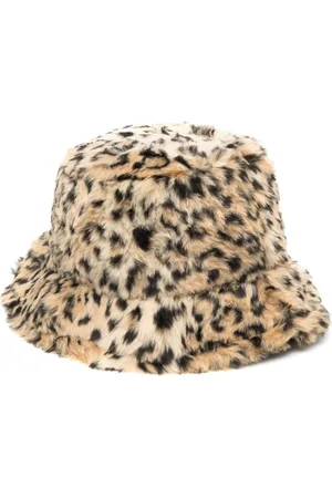 Twin-Set Fischerhut mit Leoparden-Print