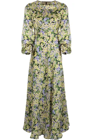 RAQUEL DINIZ Maxikleid mit Blumen-Print