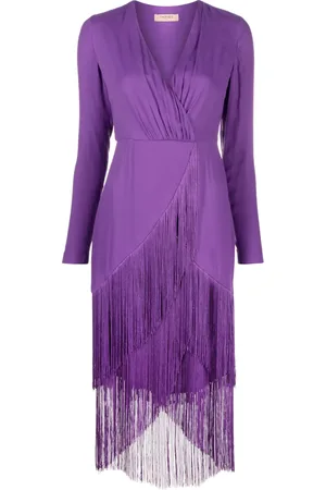 Twin-Set Kleid mit Fransendetail