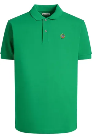 Bally Poloshirt mit Wappenstickerei