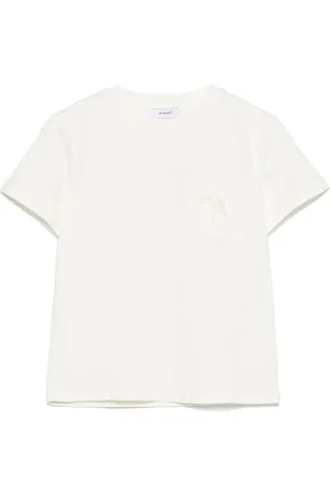 Pinko T-Shirt mit Logo-Stickerei