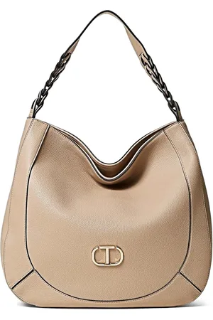 Twin-Set Handtasche mit Logo-Schild