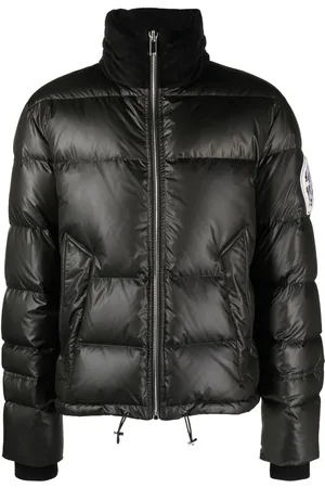 Roberto Cavalli Gefütterte Jacke mit Cordeinsatz