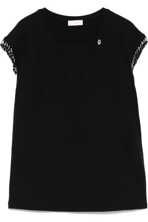 Liu Jo T-Shirt mit Perlenverzierung