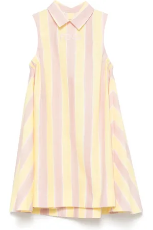 Fendi Kleid mit Logo-Stickerei