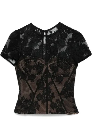 Self-Portrait Bustier-Top aus Spitze