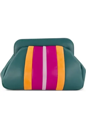 Paula Gestreifte Clutch