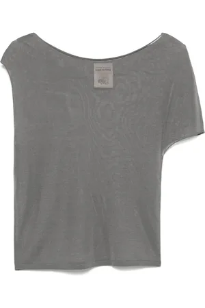 SEMICOUTURE Semi-transparentes T-Shirt