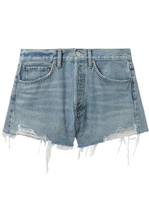 AGOLDE Jeans-Shorts im Distressed-Look