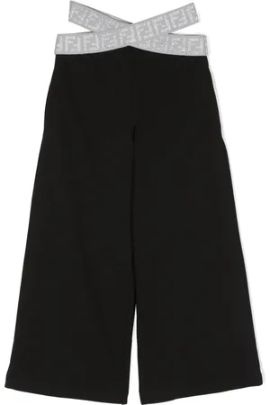 Fendi Hose mit Bund in Wickeloptik