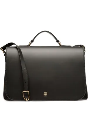 Bally Aktentasche aus strukturiertem Leder