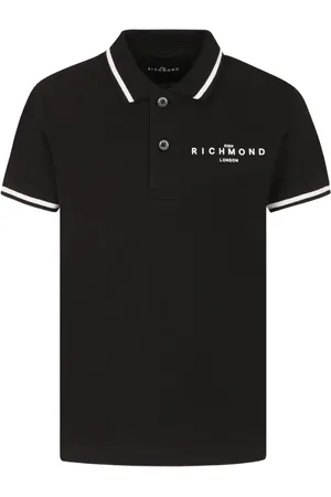 John Richmond Poloshirt mit Logo-Print