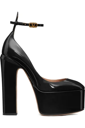 VALENTINO GARAVANI Tan-Go Pumps aus Lackleder 155mm