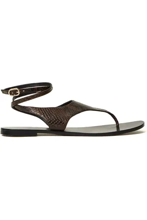 Twin-Set Sandalen mit Schlangenleder-Optik