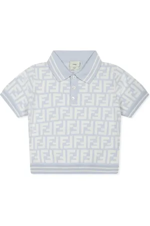 Fendi Jersey-Poloshirt mit FF