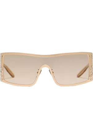 Dolce & Gabbana Oversized-Sonnenbrille mit Blumendetail