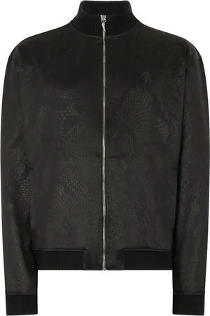 Roberto Cavalli Klassische Lederjacke