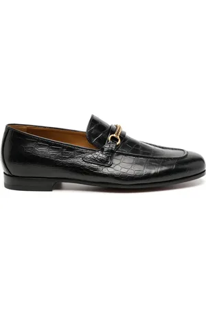 Tom Ford Loafer mit Kroko-Optik